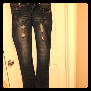 Rue 21 distressed jeans.